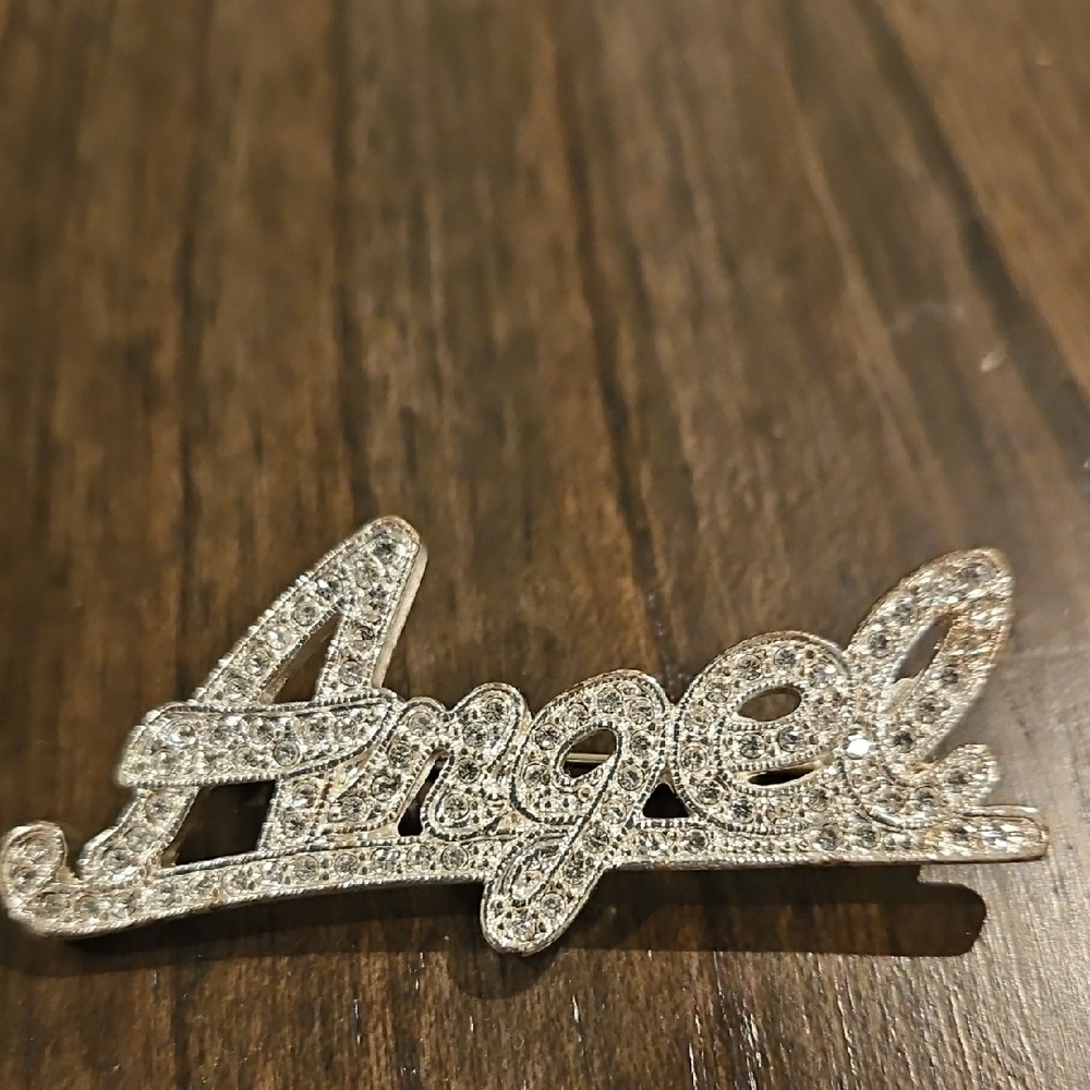 Victoria's Secret 'Angel' Rhinestone Brooch